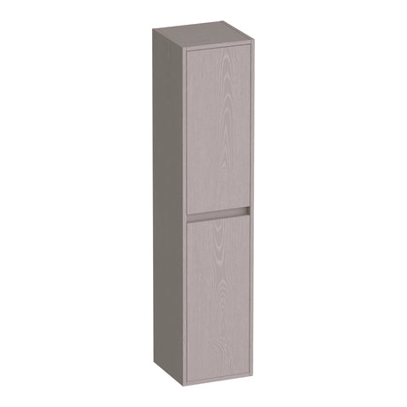 BRAUER Adore hoge kast 160 met 2 deuren greeploos links- of rechtsdraaiend Timber Greige HK-AD160TE