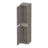 BRAUER Adore hoge kast 160 met 2 deuren greeploos links- of rechtsdraaiend Timber Greige HK-AD160TE