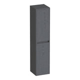 BRAUER Adore hoge kast 160 met 2 deuren greeploos links- of rechtsdraaiend Timber Grey HK-AD160TG