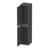 BRAUER Adore hoge kast 160 met 2 deuren greeploos links- of rechtsdraaiend Timber Grey HK-AD160TG