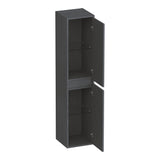 BRAUER Adore hoge kast 160 met 2 deuren greeploos links- of rechtsdraaiend Timber Grey HK-AD160TG