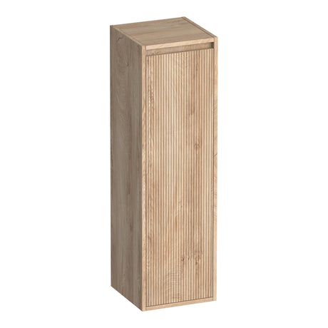 BRAUER Adore Wavy hoge kast 120 met 1 deur greeploos linksdraaiend Forest Wheat HK-ADW120LFW