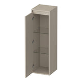 BRAUER Adore Wavy hoge kast 120 met 1 deur greeploos linksdraaiend mat beige HK-ADW120LMB