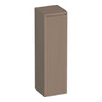 BRAUER Adore Wavy hoge kast 120 met 1 deur greeploos linksdraaiend mat mokka HK-ADW120LMM