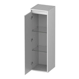 BRAUER Adore Wavy hoge kast 120 met 1 deur greeploos linksdraaiend mat wit HK-ADW120LMW