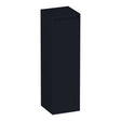 BRAUER Adore Wavy hoge kast 120 met 1 deur greeploos linksdraaiend mat zwart HK-ADW120LMZ