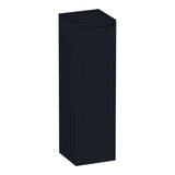 BRAUER Adore Wavy hoge kast 120 met 1 deur greeploos linksdraaiend mat zwart HK-ADW120LMZ