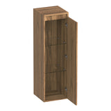 BRAUER Adore Wavy hoge kast 120 met 1 deur greeploos rechtsdraaiend Honey HK-ADW120RHO