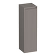 BRAUER Adore Wavy hoge kast 120 met 1 deur greeploos rechtsdraaiend mat taupe HK-ADW120RMT