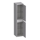 BRAUER Adore Wavy hoge kast 160 met 2 deuren greeploos links- of rechtsdraaiend Forest Seashell HK-ADW160FS