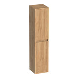 BRAUER Adore Wavy hoge kast 160 met 2 deuren greeploos links- of rechtsdraaiend Forest Tan HK-ADW160FT