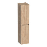 BRAUER Adore Wavy hoge kast 160 met 2 deuren greeploos links- of rechtsdraaiend Forest Wheat HK-ADW160FW