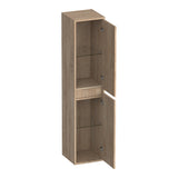 BRAUER Adore Wavy hoge kast 160 met 2 deuren greeploos links- of rechtsdraaiend Forest Wheat HK-ADW160FW