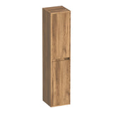 BRAUER Adore Wavy hoge kast 160 met 2 deuren greeploos links- of rechtsdraaiend Honey HK-ADW160HO