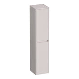 BRAUER Adore Wavy hoge kast 160 met 2 deuren greeploos links- of rechtsdraaiend mat zand HK-ADW160MS