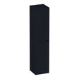 BRAUER Adore Wavy hoge kast 160 met 2 deuren greeploos links- of rechtsdraaiend mat zwart HK-ADW160MZ