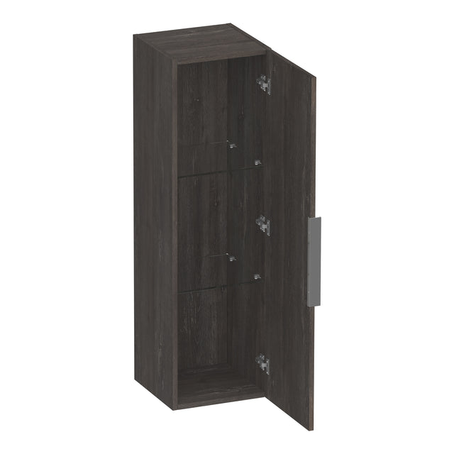 BRAUER Elevate hoge kast 120 excl. opleggreep met 1 deur links- of rechtsdraaiend Driftwood HK-EL120DR
