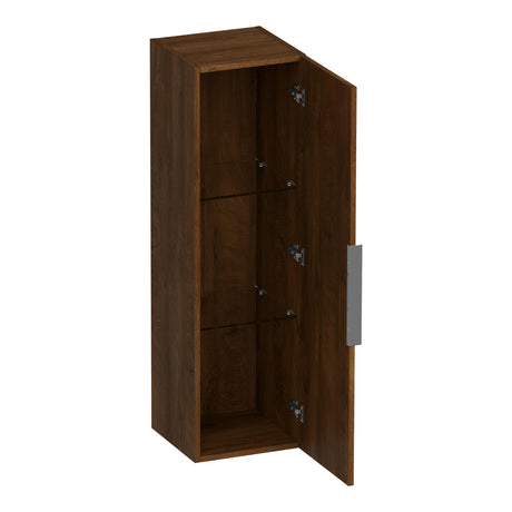 BRAUER Elevate hoge kast 120 excl. opleggreep met 1 deur links- of rechtsdraaiend Forest Cacao HK-EL120FC