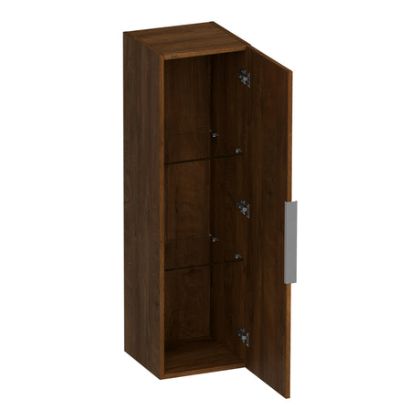 BRAUER Elevate hoge kast 120 excl. opleggreep met 1 deur links- of rechtsdraaiend Forest Cacao HK-EL120FC