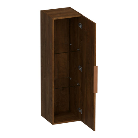 BRAUER Elevate hoge kast 120 excl. opleggreep met 1 deur links- of rechtsdraaiend Forest Cacao HK-EL120FC