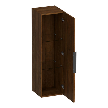 BRAUER Elevate hoge kast 120 excl. opleggreep met 1 deur links- of rechtsdraaiend Forest Cacao HK-EL120FC
