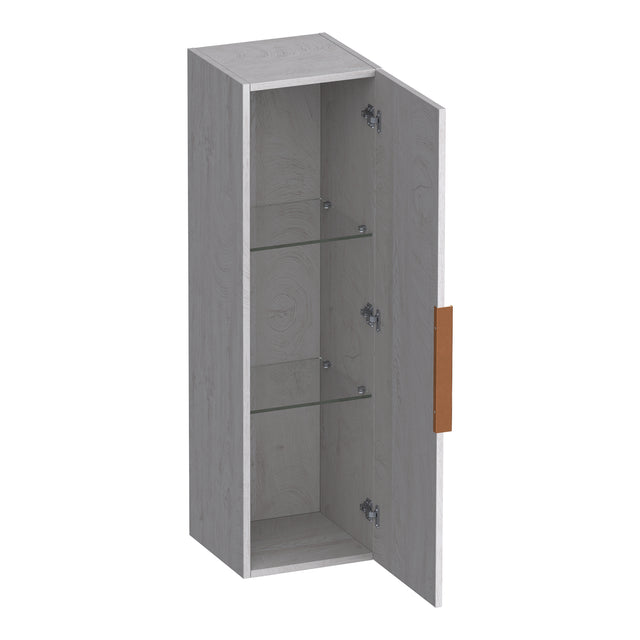BRAUER Elevate hoge kast 120 excl. opleggreep met 1 deur links- of rechtsdraaiend Forest Seashell HK-EL120FS