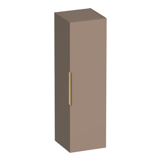 BRAUER Elevate hoge kast 120 excl. opleggreep met 1 deur links- of rechtsdraaiend mat mokka HK-EL120MM