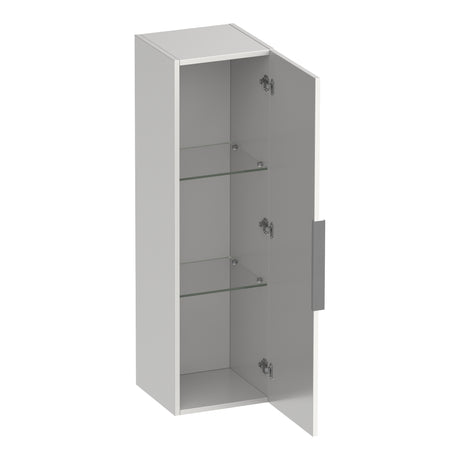 BRAUER Elevate hoge kast 120 excl. opleggreep met 1 deur links- of rechtsdraaiend mat wit HK-EL120MW