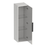 BRAUER Elevate hoge kast 120 excl. opleggreep met 1 deur links- of rechtsdraaiend mat wit HK-EL120MW
