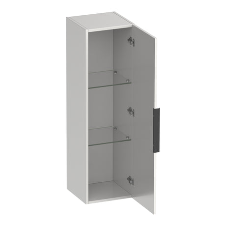 BRAUER Elevate hoge kast 120 excl. opleggreep met 1 deur links- of rechtsdraaiend mat wit HK-EL120MW
