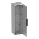 BRAUER Elevate hoge kast 120 excl. opleggreep met 1 deur links- of rechtsdraaiend mat wit HK-EL120MW