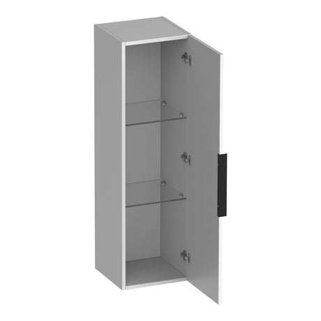 BRAUER Elevate hoge kast 120 excl. opleggreep met 1 deur links- of rechtsdraaiend mat wit HK-EL120MW