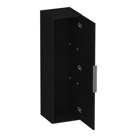 BRAUER Elevate hoge kast 120 excl. opleggreep met 1 deur links- of rechtsdraaiend mat zwart HK-EL120MZ