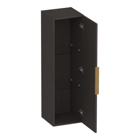 BRAUER Elevate hoge kast 120 excl. opleggreep met 1 deur links- of rechtsdraaiend Timber Anthracite HK-EL120TA