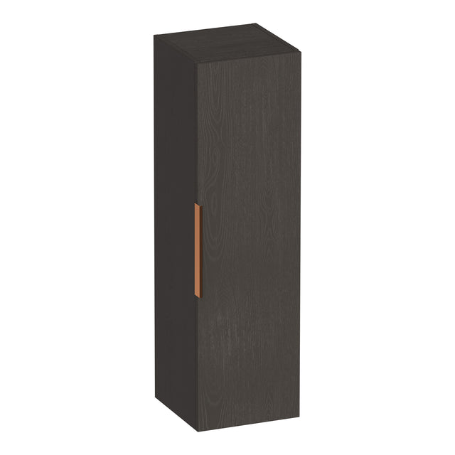 BRAUER Elevate hoge kast 120 excl. opleggreep met 1 deur links- of rechtsdraaiend Timber Anthracite HK-EL120TA