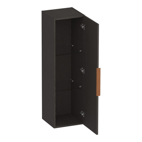 BRAUER Elevate hoge kast 120 excl. opleggreep met 1 deur links- of rechtsdraaiend Timber Anthracite HK-EL120TA