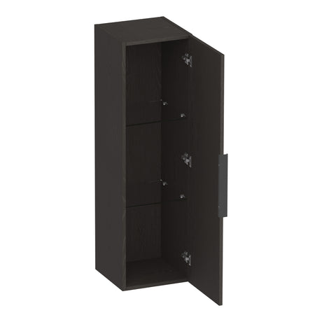 BRAUER Elevate hoge kast 120 excl. opleggreep met 1 deur links- of rechtsdraaiend Timber Anthracite HK-EL120TA