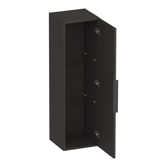 BRAUER Elevate hoge kast 120 excl. opleggreep met 1 deur links- of rechtsdraaiend Timber Anthracite HK-EL120TA