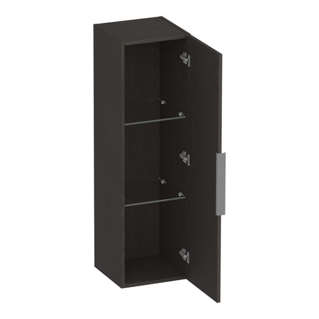 BRAUER Elevate hoge kast 120 excl. opleggreep met 1 deur links- of rechtsdraaiend Timber Anthracite HK-EL120TA