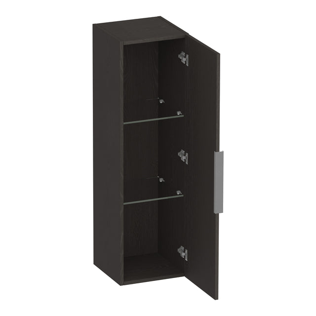BRAUER Elevate hoge kast 120 excl. opleggreep met 1 deur links- of rechtsdraaiend Timber Anthracite HK-EL120TA