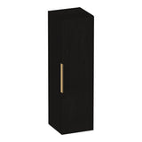 BRAUER Elevate hoge kast 120 excl. opleggreep met 1 deur links- of rechtsdraaiend Timber Black HK-EL120TB