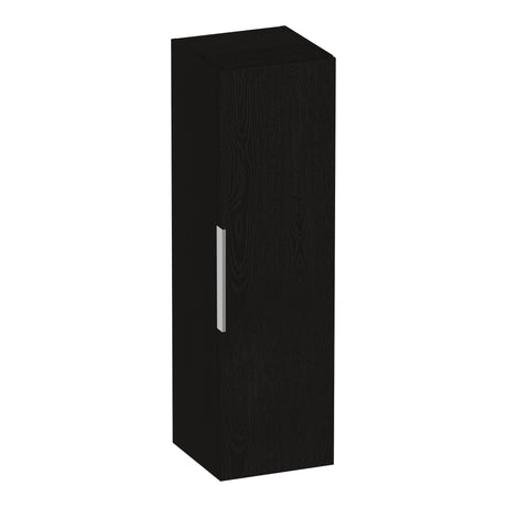 BRAUER Elevate hoge kast 120 excl. opleggreep met 1 deur links- of rechtsdraaiend Timber Black HK-EL120TB