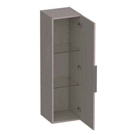 BRAUER Elevate hoge kast 120 excl. opleggreep met 1 deur links- of rechtsdraaiend Timber Greige HK-EL120TE