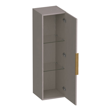 BRAUER Elevate hoge kast 120 excl. opleggreep met 1 deur links- of rechtsdraaiend Timber Greige HK-EL120TE