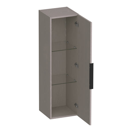 BRAUER Elevate hoge kast 120 excl. opleggreep met 1 deur links- of rechtsdraaiend Timber Greige HK-EL120TE