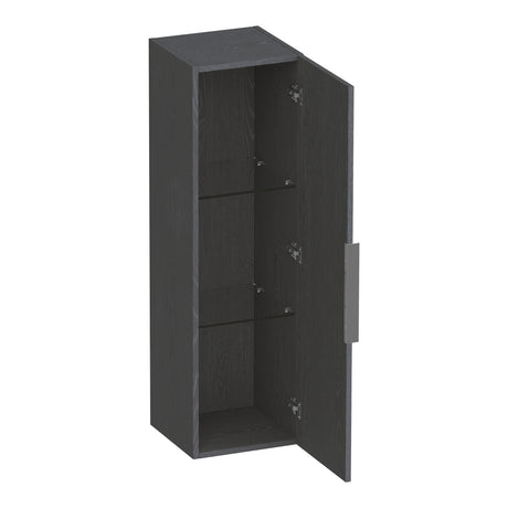 BRAUER Elevate hoge kast 120 excl. opleggreep met 1 deur links- of rechtsdraaiend Timber Grey HK-EL120TG