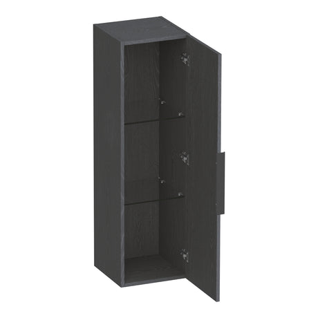 BRAUER Elevate hoge kast 120 excl. opleggreep met 1 deur links- of rechtsdraaiend Timber Grey HK-EL120TG