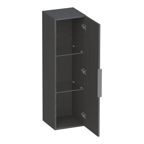 BRAUER Elevate hoge kast 120 excl. opleggreep met 1 deur links- of rechtsdraaiend Timber Grey HK-EL120TG
