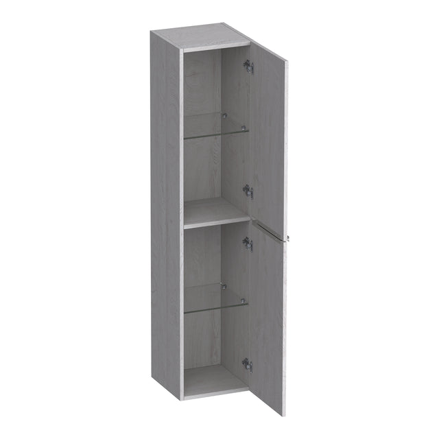 BRAUER Elevate hoge kast 160 excl. opleggrepen met 2 deuren links- of rechtsdraaiend Forest Seashell HK-EL160FS