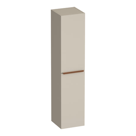 BRAUER Elevate hoge kast 160 excl. opleggrepen met 2 deuren links- of rechtsdraaiend mat beige HK-EL160MB